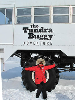 Churchill tundra buggy Cathy Senecal