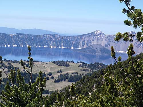 Crater Lake from the Mount Scott trail