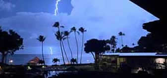 Lightning over Napili Bay