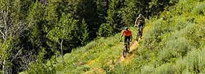 Mountain biking Soldier Mountain