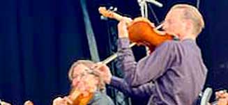 Musicians on stage