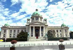 Bucharest, Serbia capitol building