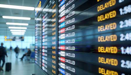 airport flight display