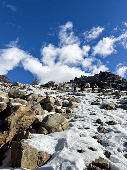 Pategonia, Ascent to the Base Towers view