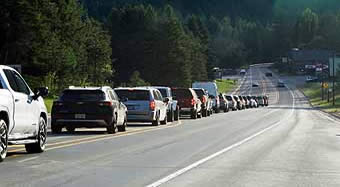 West Glacier Entry Line