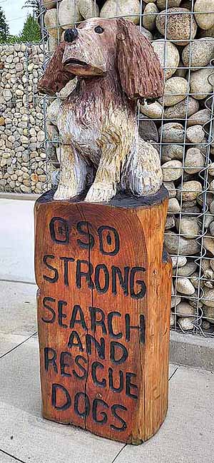 Oso Memorial to search dog