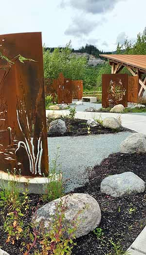 Oso Memorial metal structures