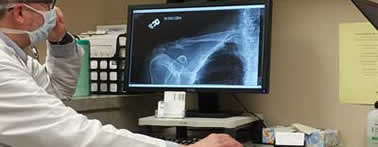 Domputer screen x-ray