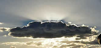 Silver lined cloud
