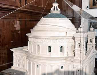 The Rotunda of Mosta model showing the dome