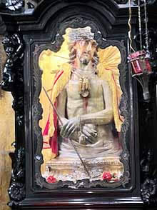 Valletta Church of Saint Paul's Shiprock Christ display