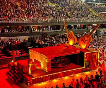 Rio Carnaval music-themed float