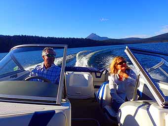 Oregon cabin boating