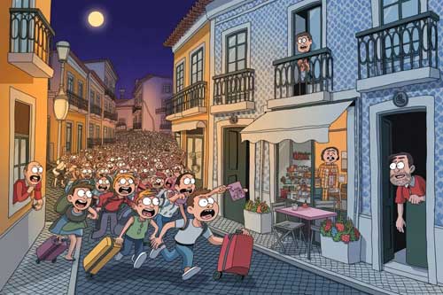 Gentrified stampede graphic