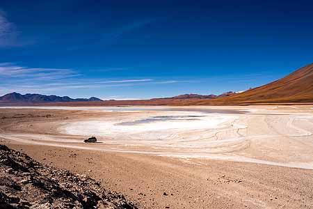 Bolivian terrain panorama