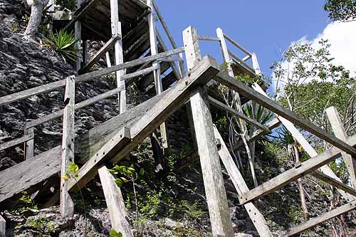 El Mirador La Danta Pyramid stairway